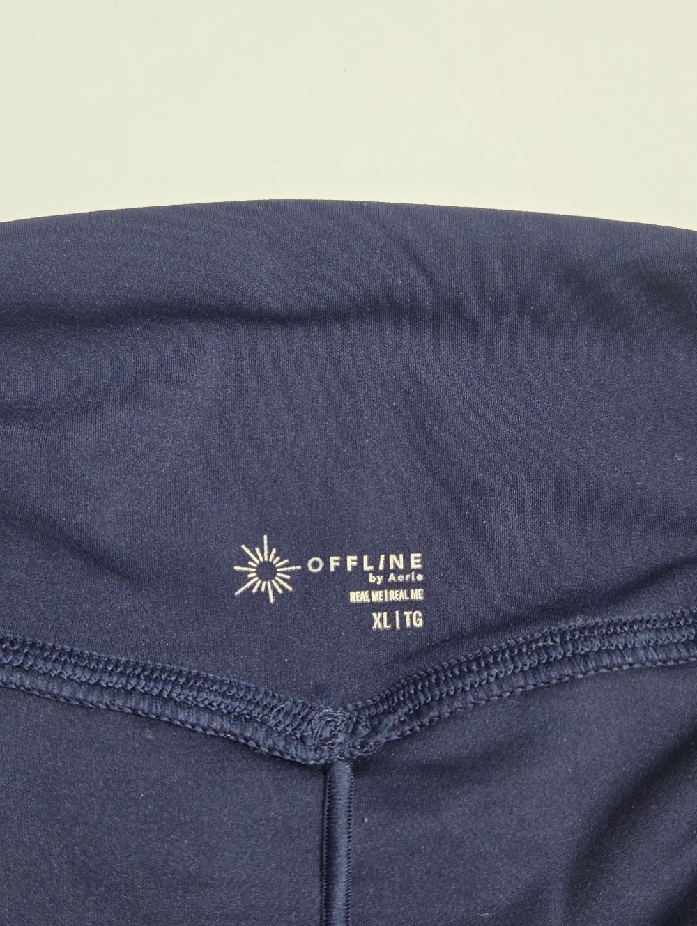 Aerie OFFLINE Real Me Crossover Flowy Shorts Navy Blue XL Athletic Running Short - Picture 8 of 11